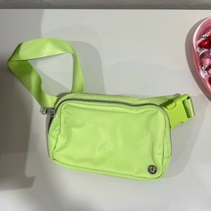 Lime Green Lululemon Belt Bag